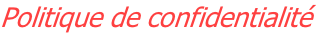 Politique de confidentialité